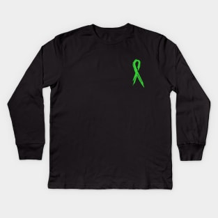 TBI Green Survivor Ribbon Shirt Kids Long Sleeve T-Shirt